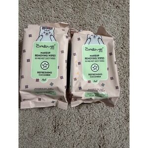 The Crème Shop Makeup Removing Wipes Refreshing Cucumber 2 Pack 60 Wipes